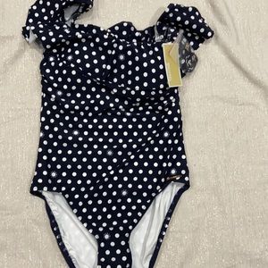 NWT Women’s Michael Kors new navy swimsuit